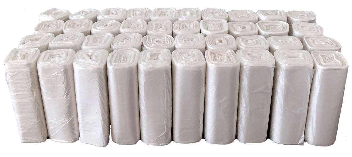 Reli. SuperValue 16-25 Gallon Trash Bags (500 Count Bulk) Clear Garbage bags