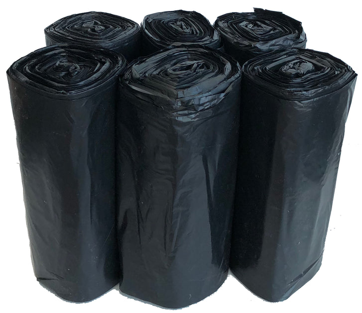 SUPERBIO 55 Gallon Compostbale Trash Bags, Heavy Duty Extra Thick 1.57