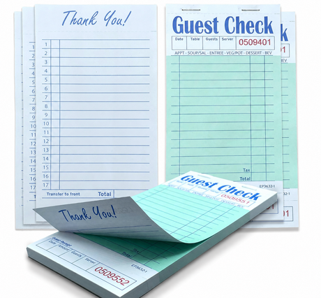 Guest Check Pads