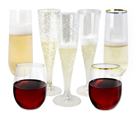 Wine Glasses & Champagne Flutes