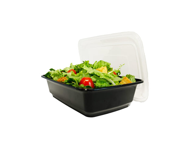 Comfy Package Bento Box Meal Prep Containers with Lid 3 Compartment, 32 Oz,  50-Pack 