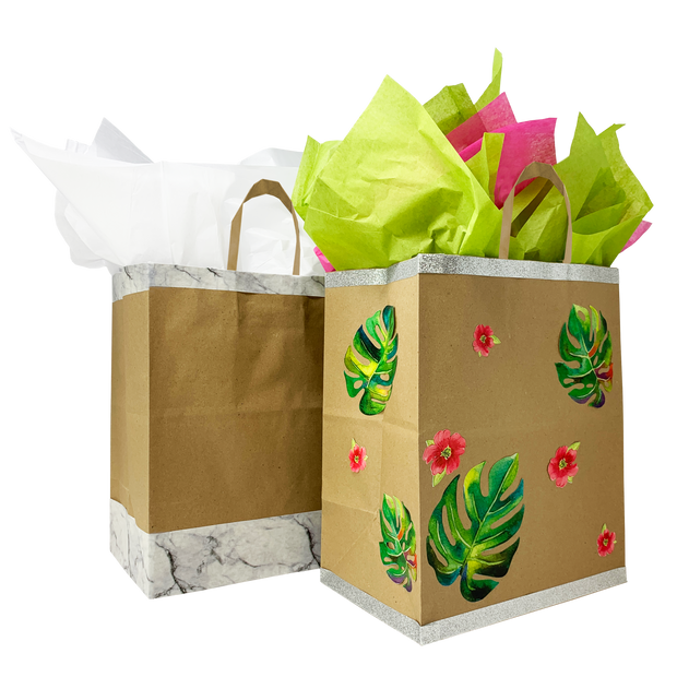 Reli. Shopping Bags, Reusable (250 Count Bulk; 2.25 mil Thick) Kraft  Shopping Bags for Restaurant, Take Out, Retail, Grocery - Recyclable  Shopping