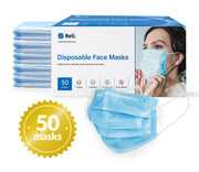 Disposable Face Masks - 50 Masks - FDA Registered