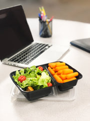 2 Compartment Meal Prep Containers - Lift Unlimited 