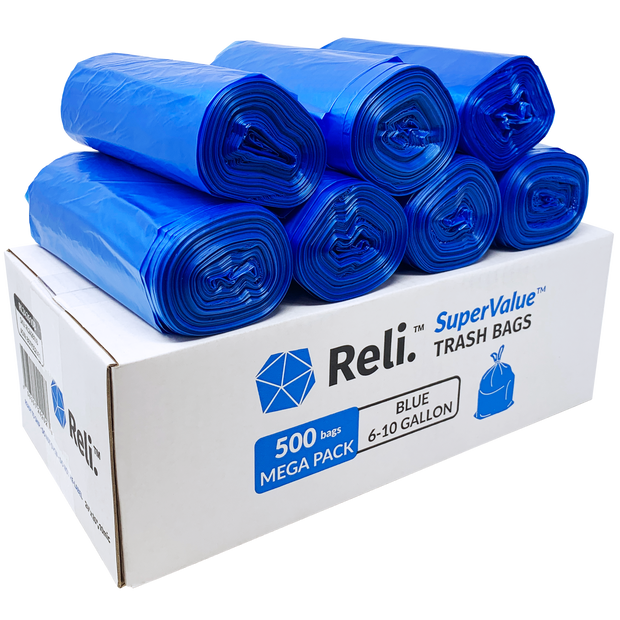 Reli. SuperValue 6-10 Gallon Trash Bags