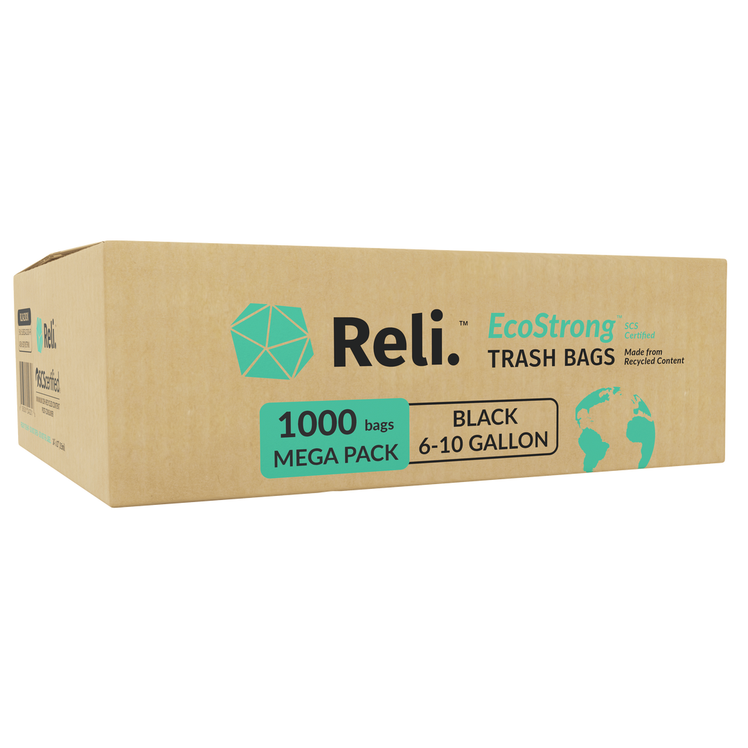 Design and fashion enthusiasm Reli. DrawStrong 6-10 Gallon Trash Bags, Drawstrin