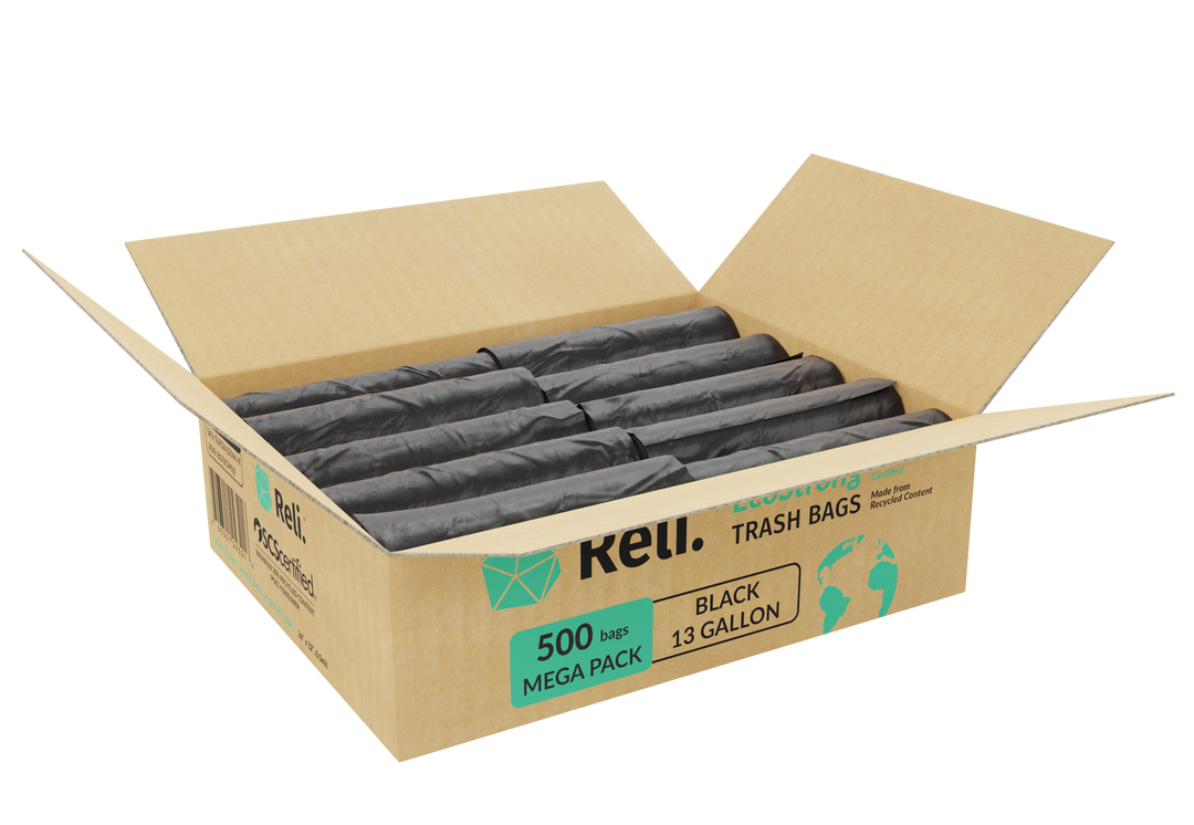 Black 13 gallon trash bags hotsell